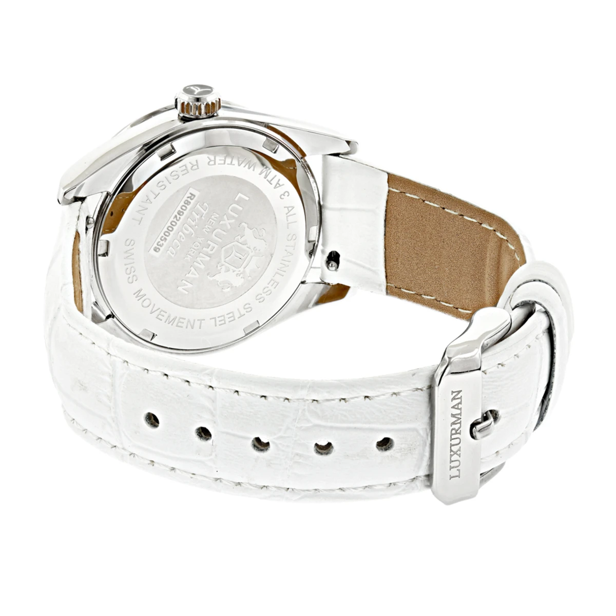 Luxurman Tribeca Women's Diamond Swiss Quartz Watch Stainless Steel 1.5ct 2 Luxurman Tribeca Women's Diamond Swiss Quartz Watch Stainless Steel 1.5ct - Image 2
