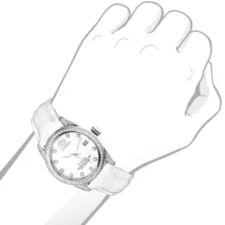 Luxurman Tribeca Women's Diamond Swiss Quartz Watch Stainless Steel 1.5ct 7 Luxurman Tribeca Women's Diamond Swiss Quartz Watch Stainless Steel 1.5ct -PNZ Watches Shop swiss quartz watches luxurman womens diamond watch stainless steel tribeca 15ct bod