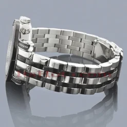 Two Tone Joe Rodeo Diamond JoJo Watch 1.75ct World Map -PNZ Watches Shop two tone joe rodeo diamond jojo watch 175ct world map p 8584back