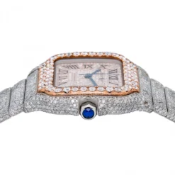 Unisex Diamond Watch Cartier Santos De Cartier 18K Gold Rose Gold Tone Dial -PNZ Watches Shop unisex diamond watch cartier santos de cartier rose gold rose gold tone dial w01209 0E8A2987 5e66b903 f97f 4583 9f51 4ca74e8297ac 2048x2048