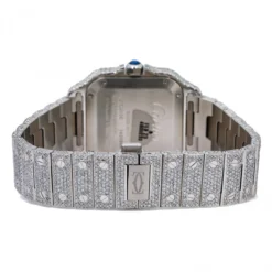 Unisex Diamond Watch Cartier Santos De Cartier 18K Gold Rose Gold Tone Dial -PNZ Watches Shop unisex diamond watch cartier santos de cartier rose gold rose gold tone dial w01209 0E8A2988 6124d87f a170 42db b81c 2f630cc03be9 2048x2048