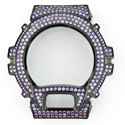 Casio Purple G-Shock Watch Bezel With Crystals 1 Casio Purple G-Shock Watch Bezel With Crystals