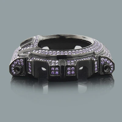Casio Purple G-Shock Watch Bezel With Crystals 2 Casio Purple G-Shock Watch Bezel With Crystals - Image 2