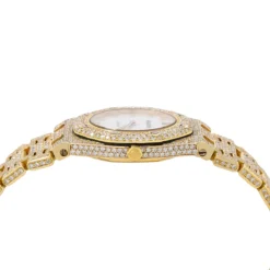 18K Gold Ladies Diamond Watch Audemars Piguet Royal Oak 27mm 67075ba White MOP Dial 9 18K Gold Ladies Diamond Watch Audemars Piguet Royal Oak 27mm 67075ba White MOP Dial -PNZ Watches Shop watches 18k gold ladies diamond watch audemars piguet royal oak 27mm 67075ba white mop dial 968641 ruler