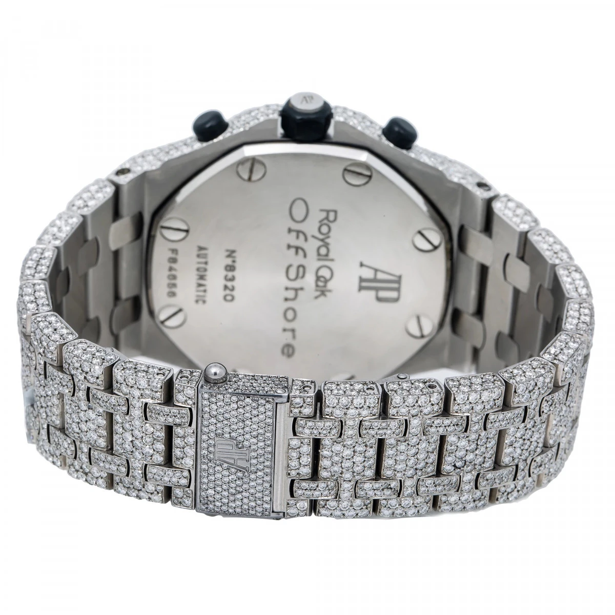 Audemars Piguet Royal Oak Offshore Chronograph 42mm Gray Dial Men's Diamond Watch 2 Audemars Piguet Royal Oak Offshore Chronograph 42mm Gray Dial Men's Diamond Watch - Image 2