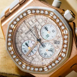 Women's Diamond Watch Audemars Piguet Royal Oak Chronograph 37mm Silver Tone Dial -PNZ Watches Shop womens diamond watch audemars piguet royal oak chronograph 37 mm silver tone dial w01352 0E8A0053 e10d3d5f b997 4944 9f33 af8e28c39cbb 2048x2048