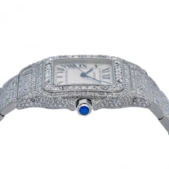Women's Diamond Watch Cartier Santos De Cartier 29mm White Dial -PNZ Watches Shop womens diamond watch cartier santos de cartier 29 mm white dial w01245 0E8A6827 1e158bca e091 4649 b1be 145eb8eefdd6 2048x2048